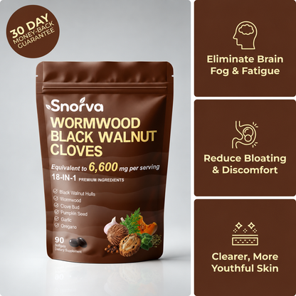 Flush Out Hidden Parasites & Larva in Just 14 Days with Wormwood Black Walnut Cloves