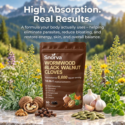 Flush Out Hidden Parasites & Larva in Just 14 Days with Wormwood Black Walnut Cloves
