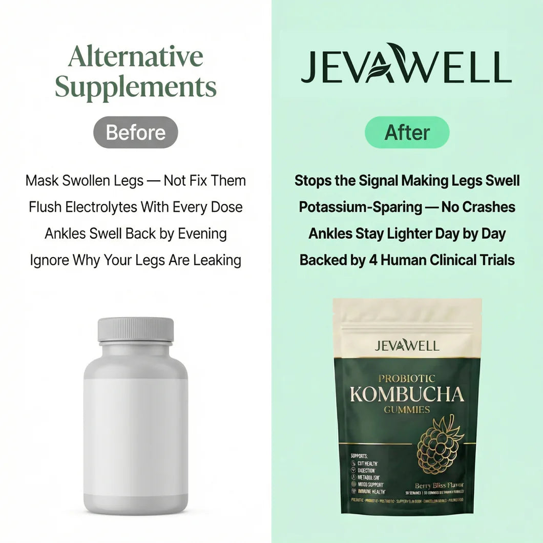 Probiotic Kombucha Gummy for Swollen Legs