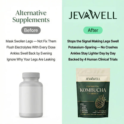 Probiotic Kombucha Gummy for Swollen Legs