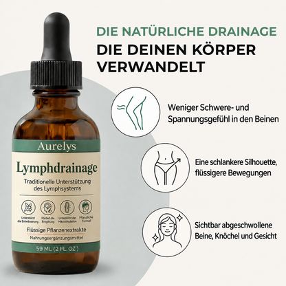 Wohlfühltropfen für die Lymphdrainage