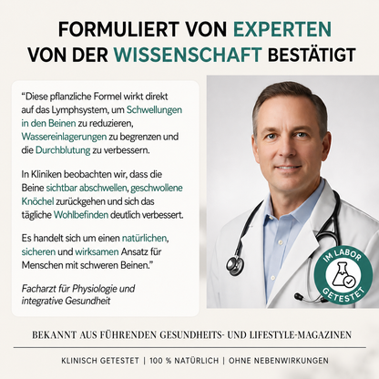 Wohlfühltropfen für die Lymphdrainage